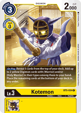 Kotemon [BT5-034] [Bataille d'Omni] 