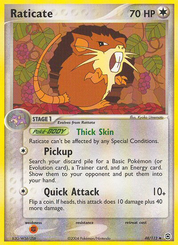 Raticate (48/112) [EX : FireRed &amp; LeafGreen] 