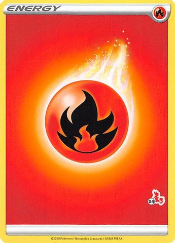 Énergie du feu (Cinderace Stamp #24) [Battle Academy 2022] 