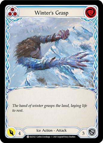 Winter's Grasp (Bleu) [ELE162] 1ère édition Rainbow Foil 