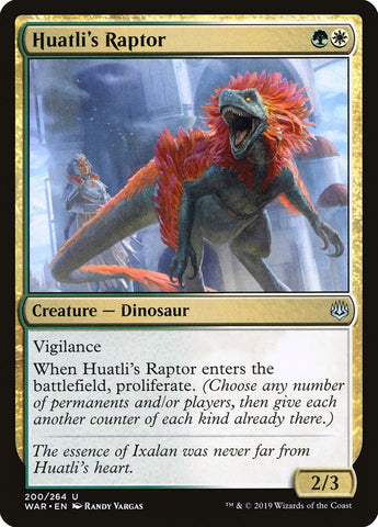 Raptor de Huatli [Guerra de la chispa] 