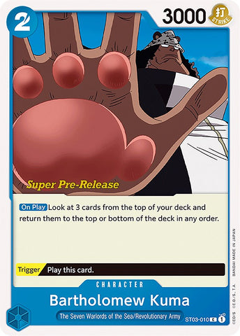 Bartholomew Kuma [Super Pre-Release Starter Deck: The Seven Warlords of the Sea]