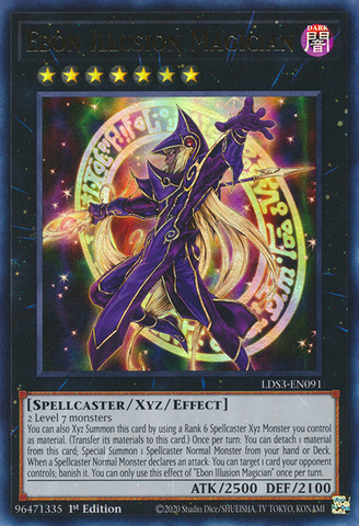 Ebon Illusion Magician [LDS3-EN091] Ultra Rare