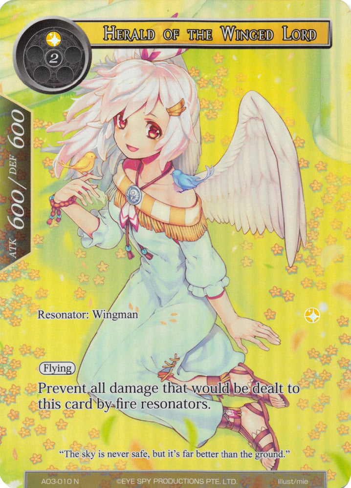 Herald of the Winged Lord (Full Art) (AO3-010) [Alice Origin III]