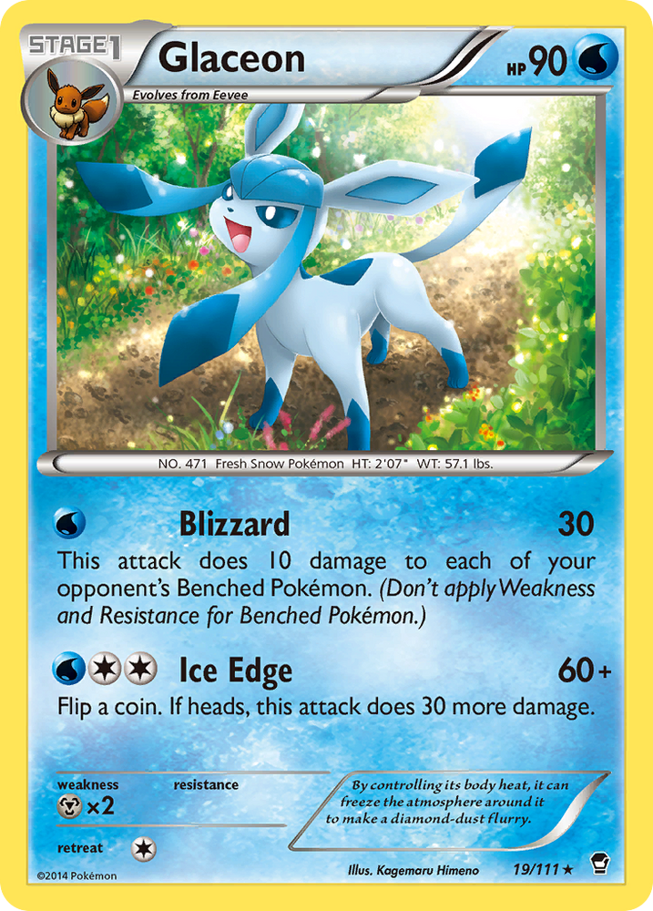 Glaceon (19/111) [XY : Poings furieux] 