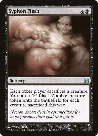 Syphon Flesh [Commander 2011]