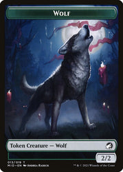 Lobo (013) // Tesoro (015) Token de doble cara [Challenger Decks 2022 Tokens] 