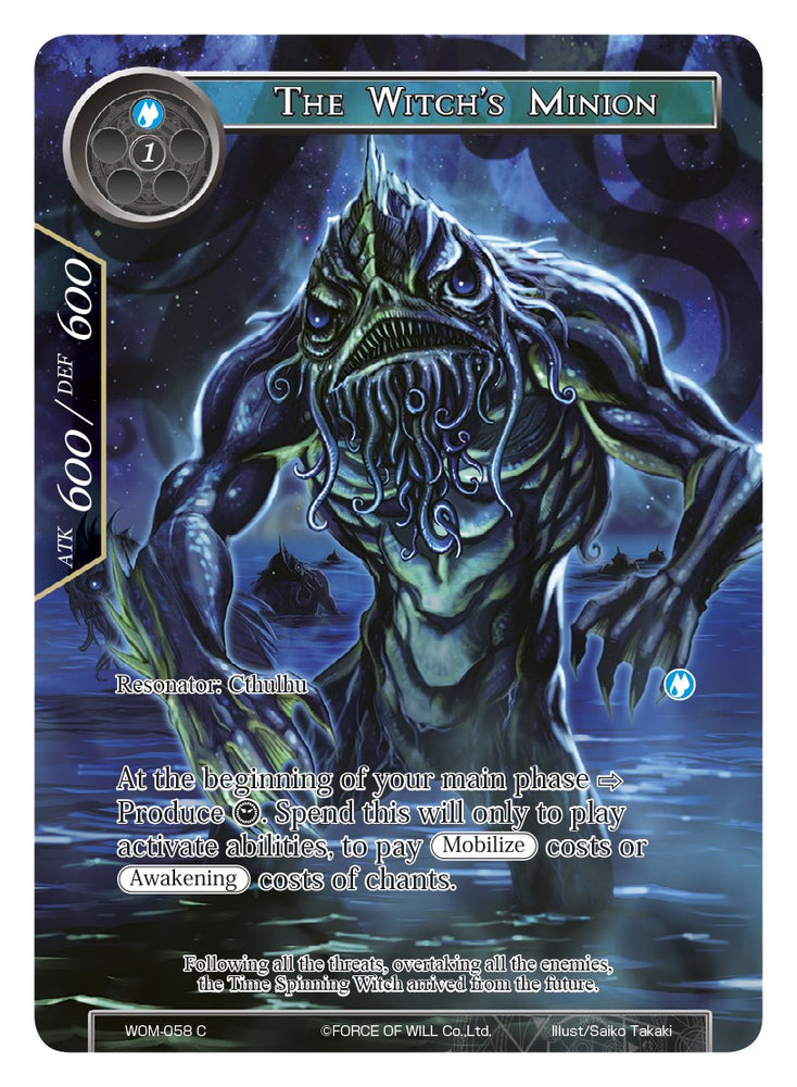 The Witch's Minion (Full Art) (WOM-058) [Winds of the Ominous Moon]