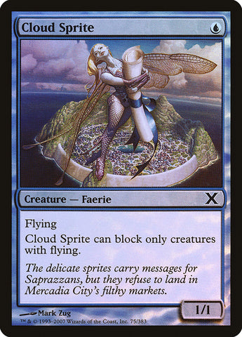 Cloud Sprite (Premium Foil) [Tenth Edition]