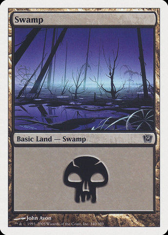 Swamp (#340) [Ninth Edition]