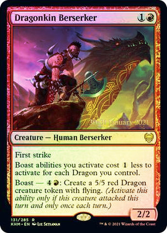 Dragonkin Berserker  [Kaldheim Prerelease Promos]