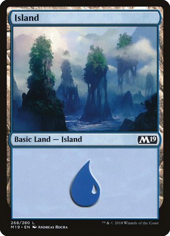 Island (#268) [Core Set 2019]