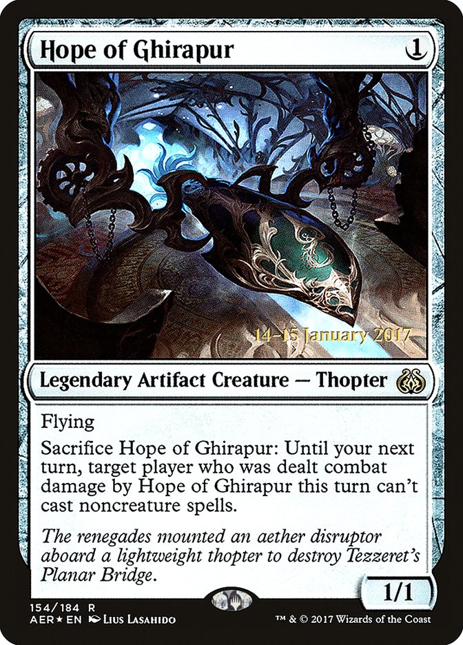 Hope of Ghirapur (Avant-première) [Aether Revolt Prerelease Promos] 