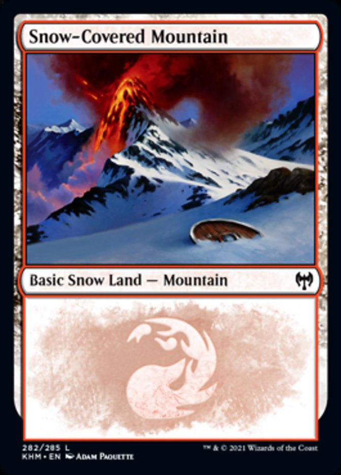 Montaña cubierta de nieve (282) [Kaldheim] 