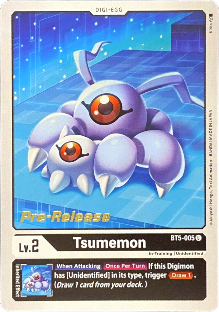 Tsumemon [BT5-005] [Promociones previas al lanzamiento de Battle of Omni] 