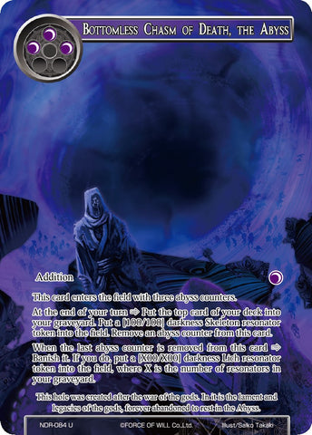 Bottomless Chasm of Death, the Abyss (Full Art) (NDR-084) [New Dawn Rises]