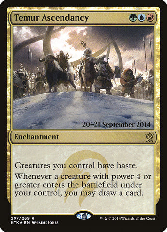 Temur Ascendancy  (Prerelease) [Khans of Tarkir Prerelease Promos]