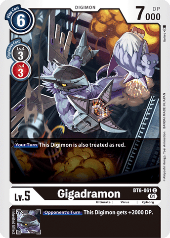 Gigadramon [BT6-061] [Doble diamante] 