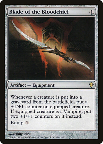 Espada del jefe de sangre [Zendikar] 