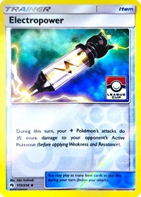 Electropower (172/214) (Promo Ligue) [Sun &amp; Moon: Lost Thunder] 
