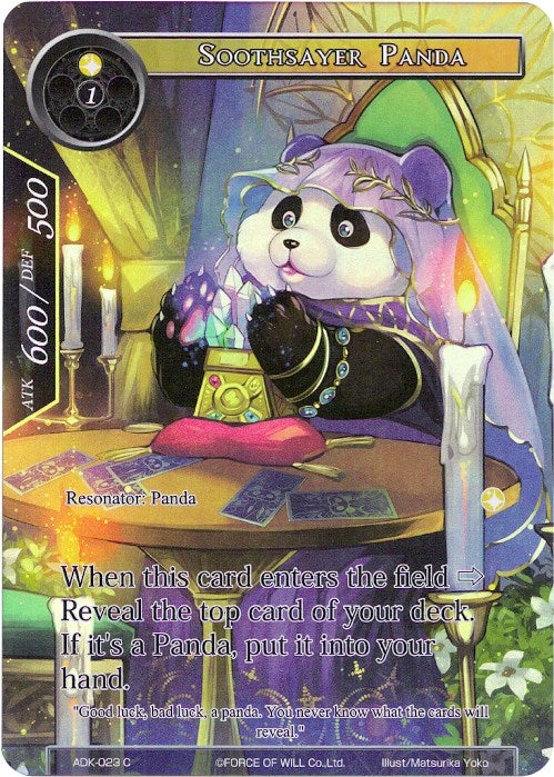 Soothsayer Panda (Full Art) (ADK-023) [Advent of the Demon King]