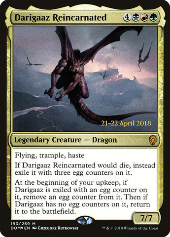 Darigaaz Reincarnated  (Prerelease) [Dominaria Prerelease Promos]