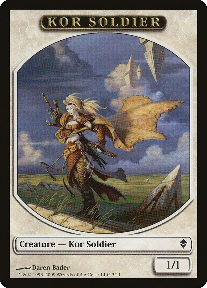 Kor Soldier [Zendikar Tokens]