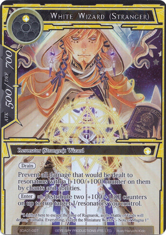 White Wizard (Stranger) (Full Art) (SDAO1-007) [Alice Origin Starter Deck]