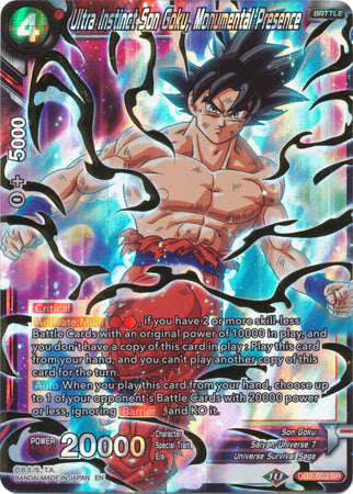 Son Goku Ultra Instinto, Presencia Monumental [DB2-002] 