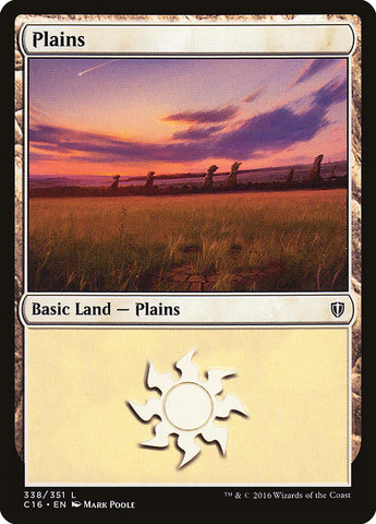 Plains (#338) [Commander 2016]