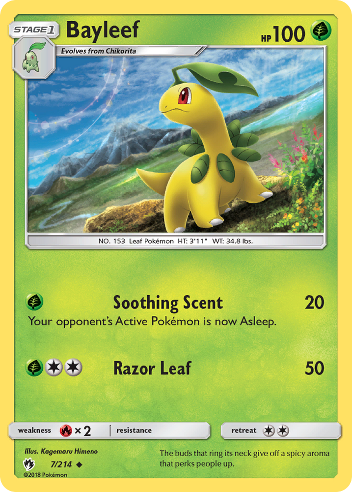 Bayleef (7/214) [Sol y Luna: Trueno Perdido] 