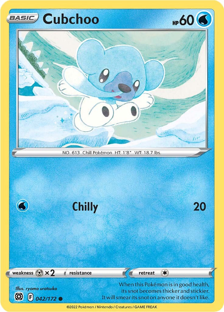 Cubchoo (042/172) [Épée et Bouclier : Étoiles Brillantes] 