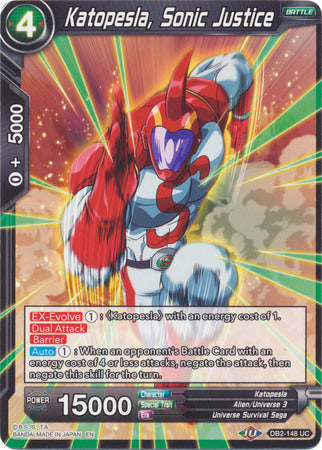 Katopesla, Sonic Justice [DB2-148]