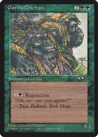Cacique gorila (Arte de dos gorilas) [Alianzas] 