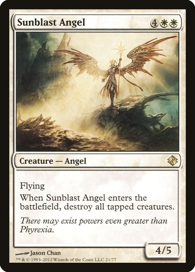 Sunblast Angel [Duel Decks: Venser contre Koth] 