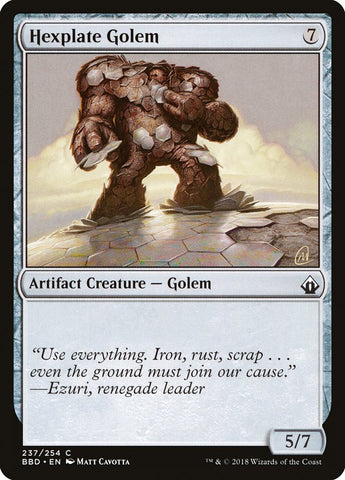 Golem Hexplate [Battlebond] 