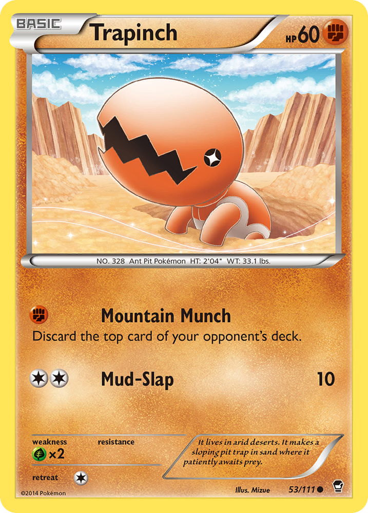 Trapinch (53/111) [XY : Poings furieux] 