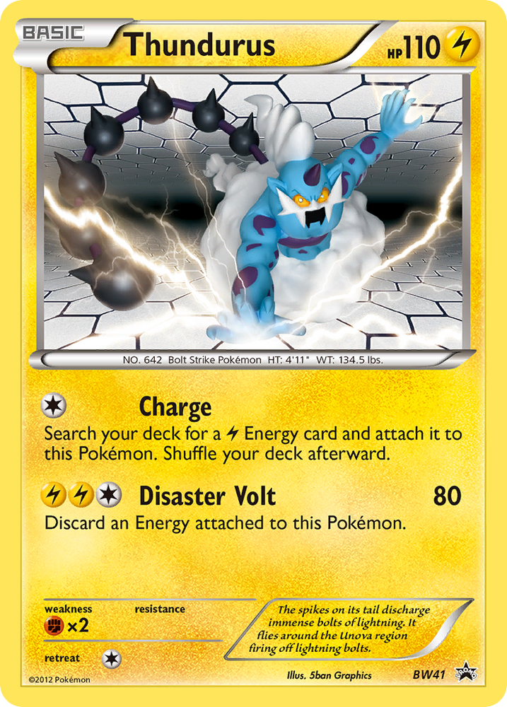 Thundurus (BW41) [Blanco y negro: Black Star Promos] 