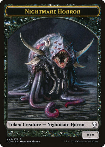 Nightmare Horror [Dominaria Tokens]