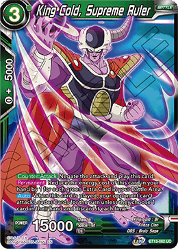 King Cold, Supreme Ruler (Uncommon) [BT13-082]