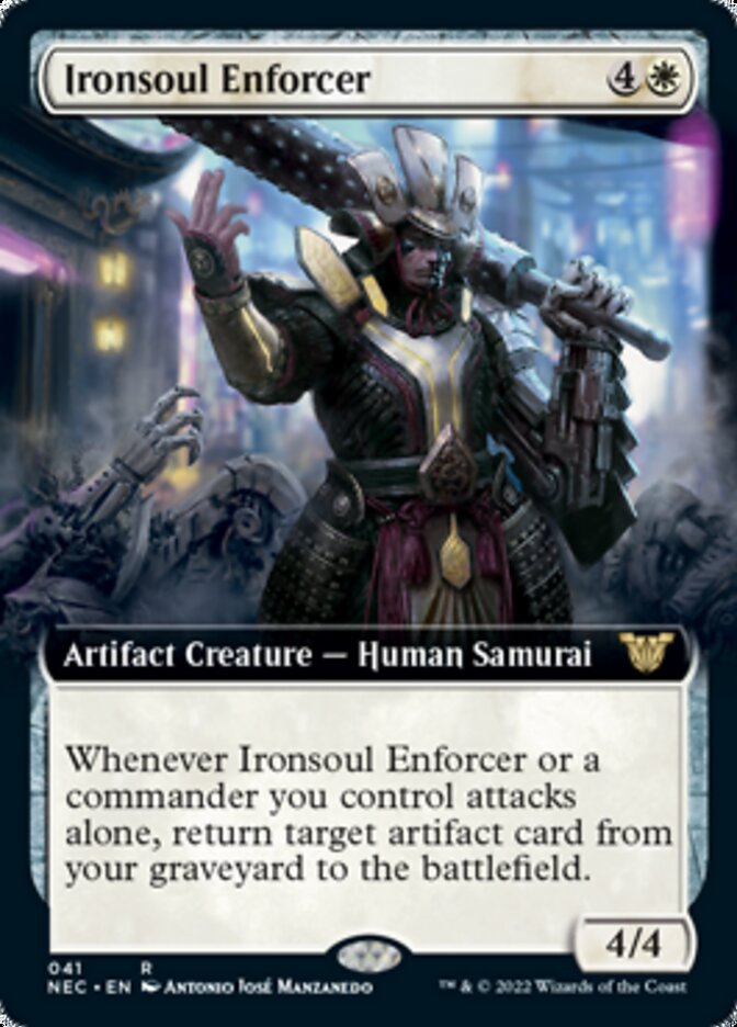 Ironsoul Enforcer (étendu) [Kamigawa: Neon Dynasty Commander] 