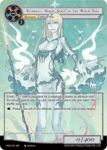 Yggdrasil, Heroic Spirit of the World Tree (Full Art) (PofA-121) [Alice Origin IV: Prologue of Attoractia]