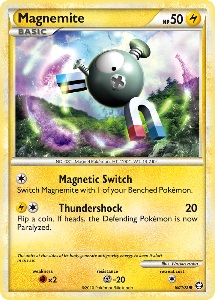 Magnemite (68/102) [HeartGold &amp; SoulSilver: Triunfante] 