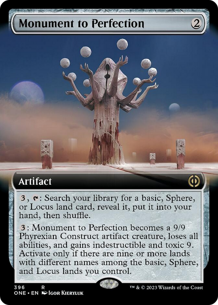 Monument to Perfection (Extended Art) [Phyrexia: All Will Be One]