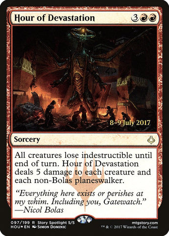 Hour of Devastation  (Prerelease) [Hour of Devastation Prerelease Promos]