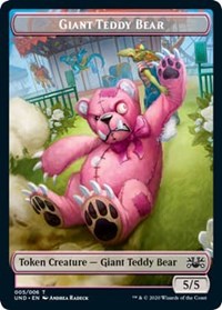 Giant Teddy Bear // Acorn Stash Double-sided Token [Unsanctioned]