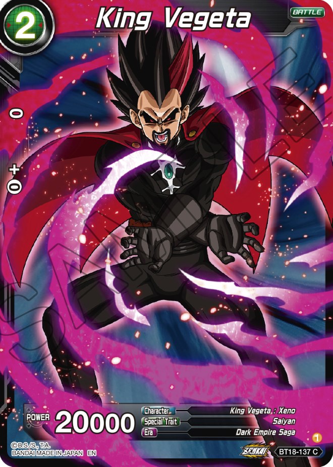 King Vegeta (BT18-137) [Dawn of the Z-Legends]