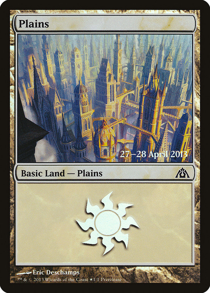 Plains (#157) [Dragon's Maze Prerelease Promos]