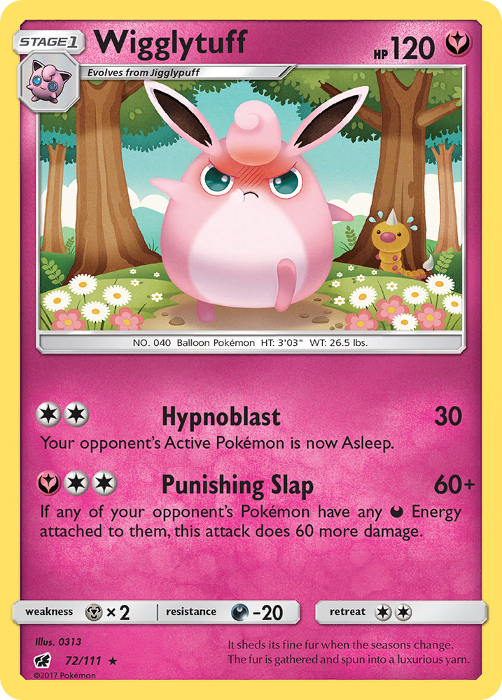 Wigglytuff (72/111) [Soleil et Lune : Invasion cramoisie] 