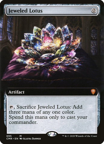 Lotus orné de joyaux (art étendu) [Commander Legends] 